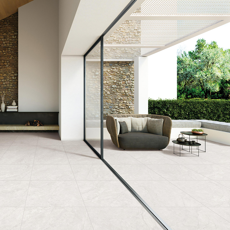 Marble Look FLUSSO Series porcelain tile application