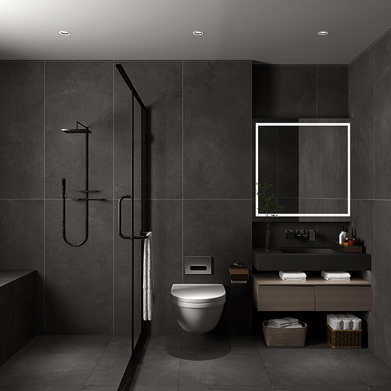 Concrete Stone Look TREX Series porcelain tile application