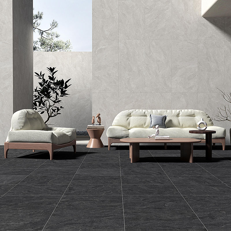 Gravel Look NATURAL Series porcelain tile application