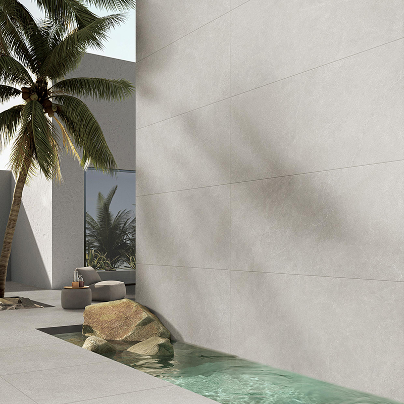 Gravel Look FLOESTONE Series porcelain tile application
